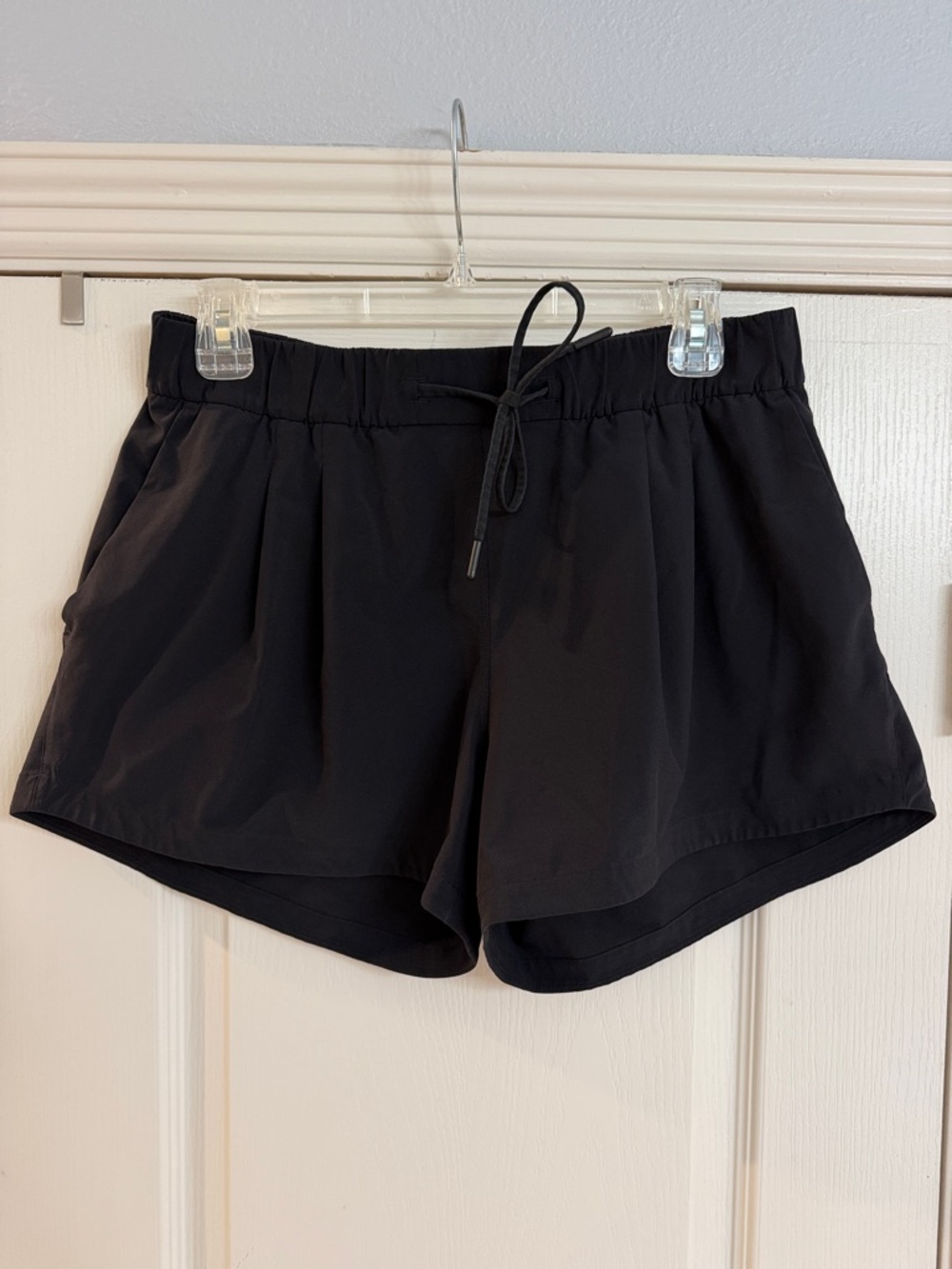 lululemon athletica Black Women’s Running Shorts with Drawstring